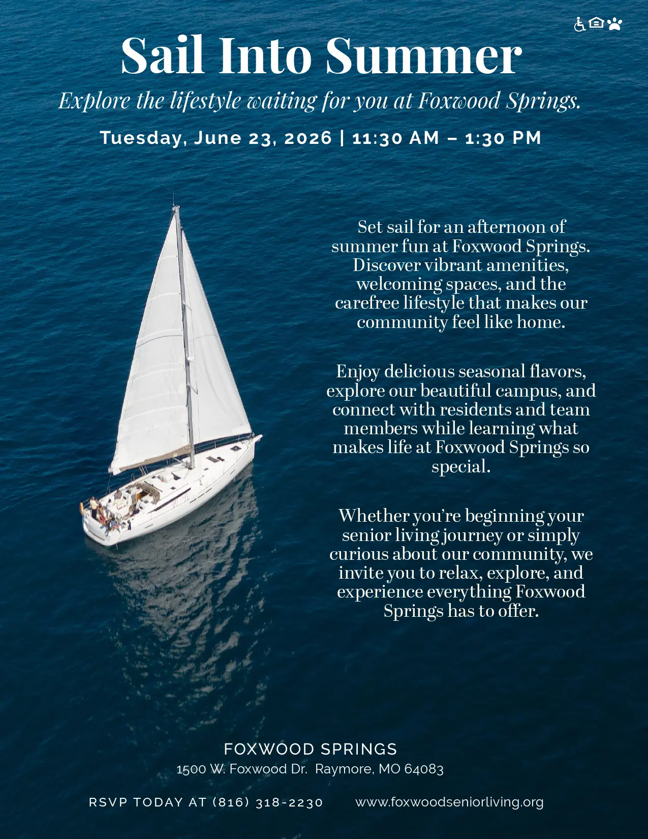 Sail Into Summer Event