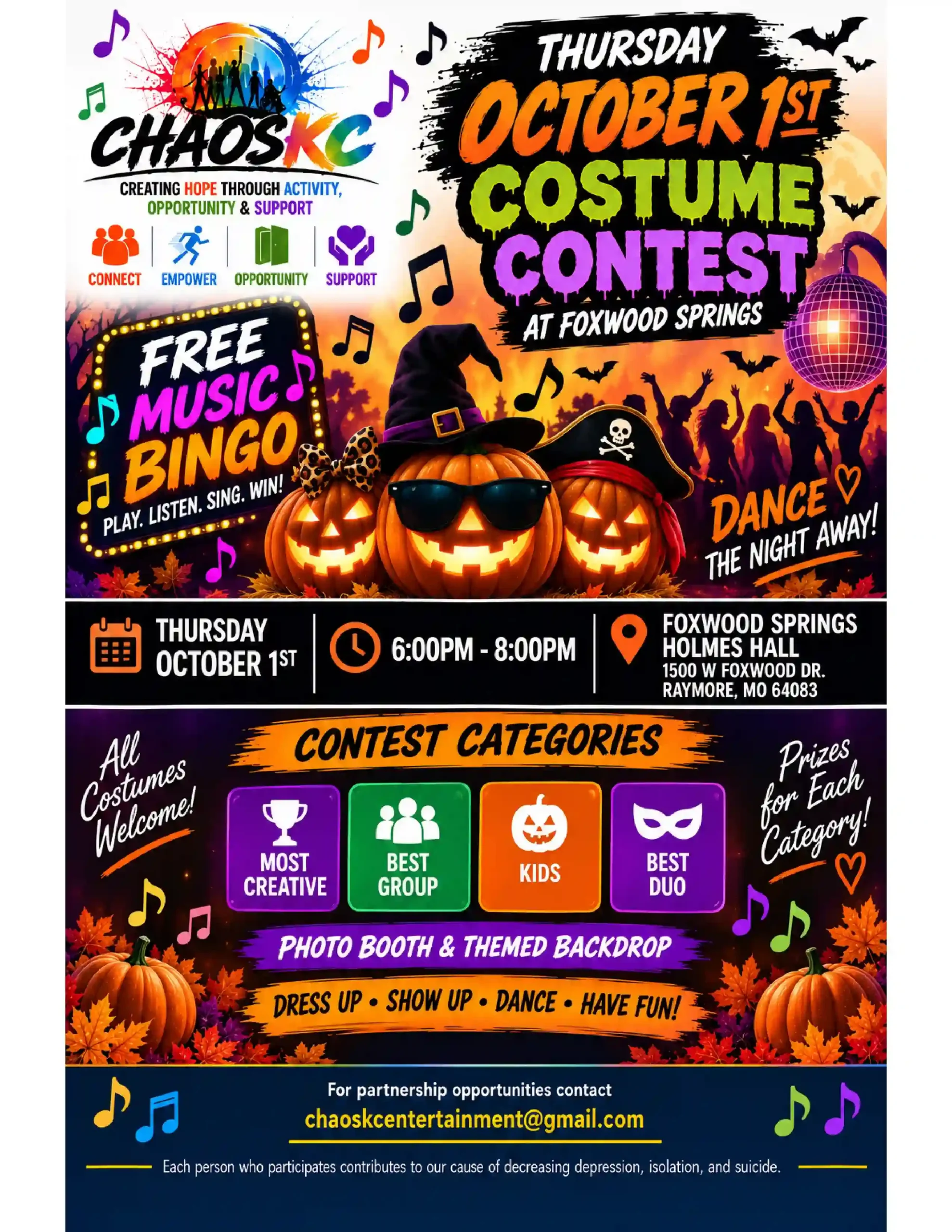Costume Contest at Foxwood Springs